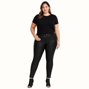 Torrid x Rebel Wilson Faux Leather Moto Pants – EUC Size 16